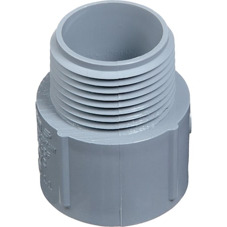 Abb Female Conduit Union, 2-1/2 Inches, Threaded, PVC, Gray E943KCTN